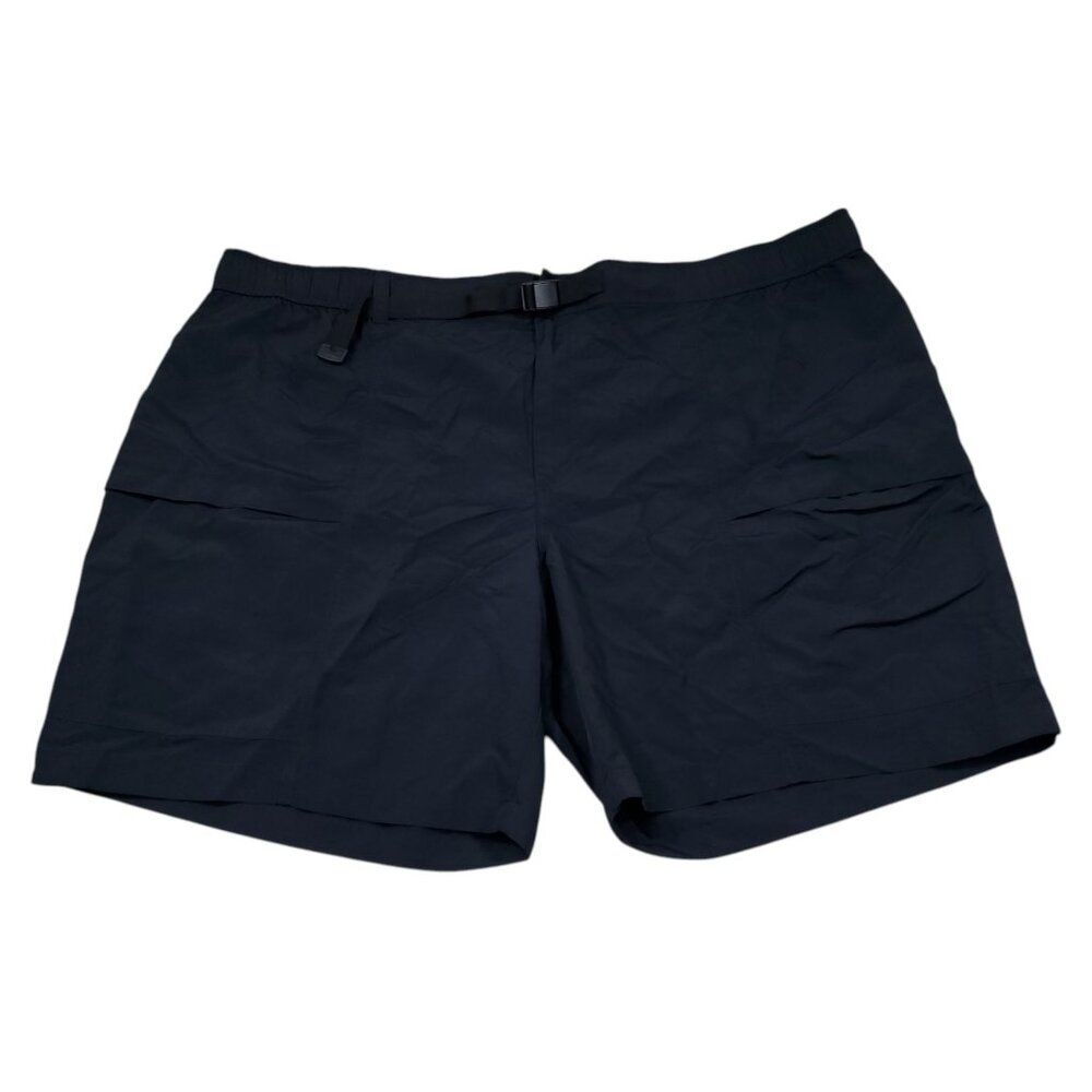 Eddie Bauer Men's Ripstop Tech Cargo Shorts UPF 50+ Black Size XXXL 3XL Belt